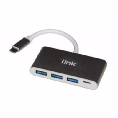 Immagine di Hub per smartphone, tablet o notebook con porta tipo c maschio, 3 porte USB 3.0/usb3.1 gen 1 5 gbp