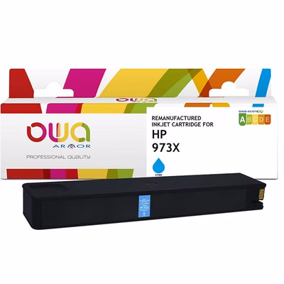 Immagine di Inkjet rigenerato OWA HP F6T81AE ciano