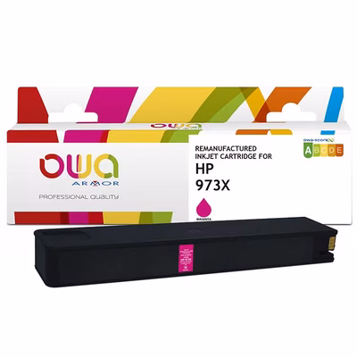 Immagine di Inkjet rigenerato OWA HP F6T82AE magenta