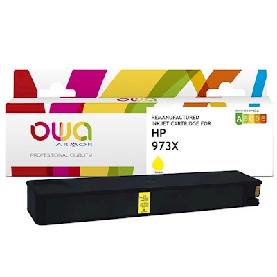 Immagine di Inkjet rigenerato OWA HP F6T83AE giallo