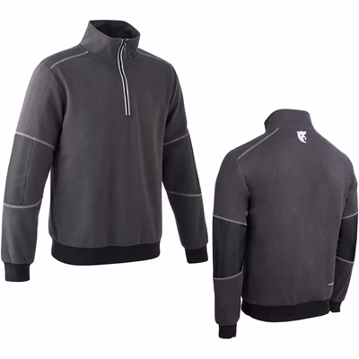 Immagine di Felpa tecnica COVERGUARD ORCKA colore antracite taglia XXL