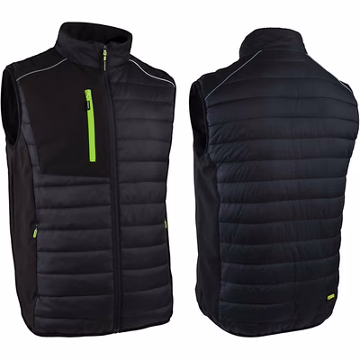 Immagine di Gilet ibrido COVERGUARD BRASERO colore nero/lime taglia S