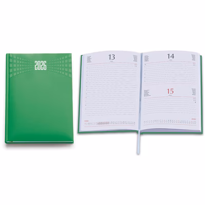 Immagine di Agenda Matra giornaliera f.to 11x17 verde brillante 20+