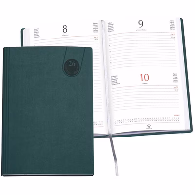 Immagine di Agenda Tavecchi giornaliera 11x17 verde 20+