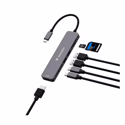 Immagine di USB c multiport hub 7 porte