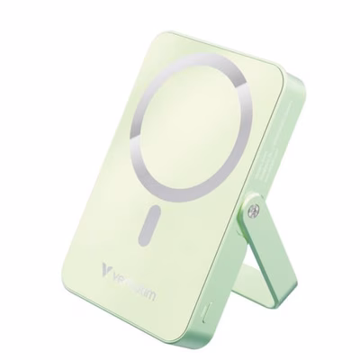 Immagine di Power bank VERBATIM POWER BANK 10000MAH MAGNETICO GREEN con Supporto 32259