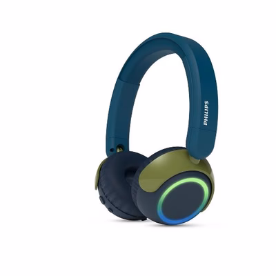 Immagine di Cuffie cordless Blu PHILIPS CUFFIE ON EAR WIRELESS PER BAMBINI OTTANIO TAK4200CT/00