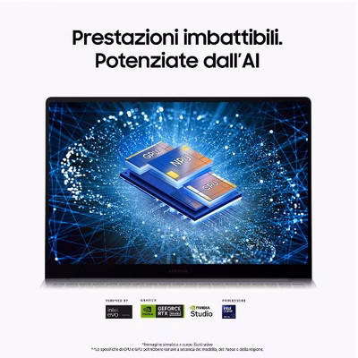 Immagine di Notebook 16" intel core ultra 7 16.00000 512GB SAMSUNG Galaxy Book4 Ultra 2 years pick-up and retu