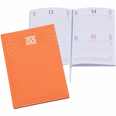 Immagine di Agenda Matra giornaliera f.to 15x21 arancione 20+