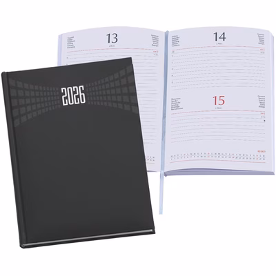 Immagine di Agenda Matra giornaliera f.to 15x21 nero
