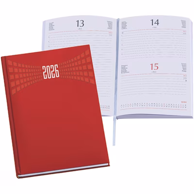 Immagine di Agenda Matra giornaliera f.to 15x21 rosso