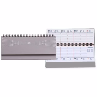 Immagine di Planning Matra con spirale 30x15 grigio 20+