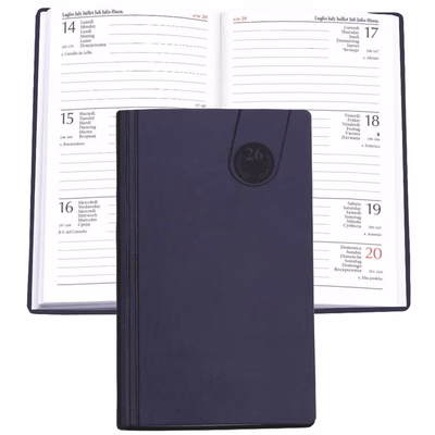 Immagine di Agenda Tavecchi settimanale 8x14 blu 100+