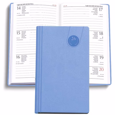 Immagine di Agenda Tavecchi settimanale 8x14 sky 100+