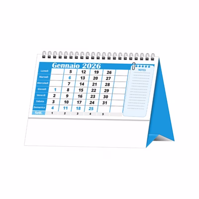 Immagine di Calendario da tavolo New Color Desk 19x14,5 blu 100+