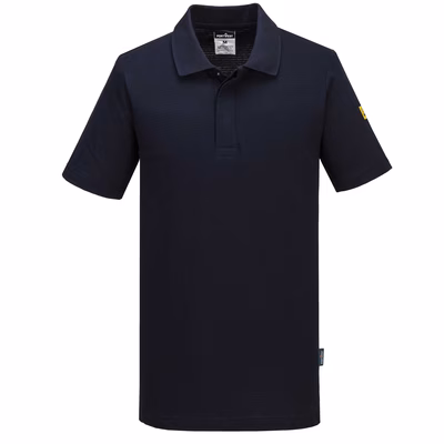 Immagine di Polo ESD antistatica PORTWEST AS21 colore blu taglia XXXXXL