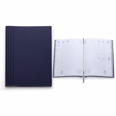 Immagine di Agenda Flexy Tam gommato giornaliera 15x21 blu navy 40+