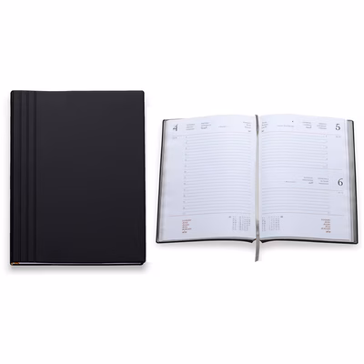 Immagine di Agenda Flexy Tam gommato giornaliera 15x21 nero 40+