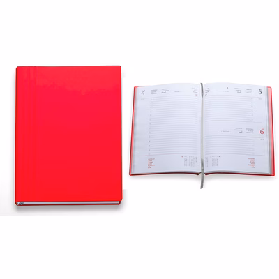 Immagine di Agenda Flexy Tam gommato giornaliera 15x21 rosso 40+