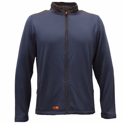 Immagine di Micropile full zip ELICA SAFETY VANCOUVER colore blu navy/nero taglia S