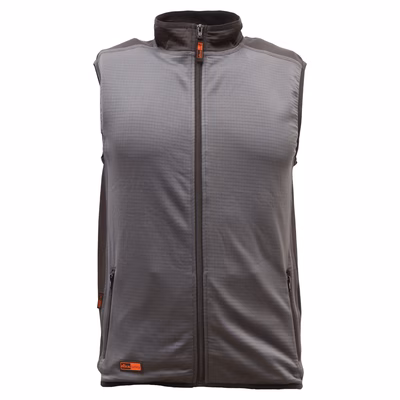 Immagine di Gilet in micropile ELICA SAFETY VANCOUVER colore grigio/nero taglia XXL