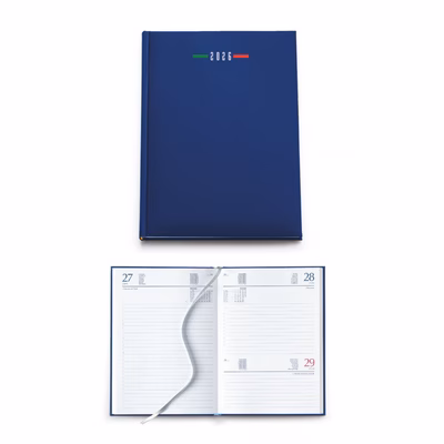 Immagine di Agenda giornaliera Italia f.to 15x21 blu royal 20+