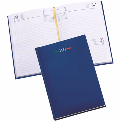 Immagine di Agenda giornaliera Italia f.to 11x17 blu royal 20+
