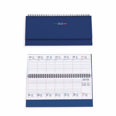 Immagine di Planning spiralato Italia f.to 30x15 blu royal 20+