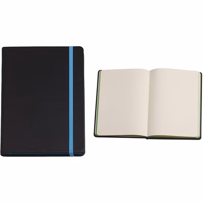 Immagine di Block notes Laser PU formato A5 blu 50+