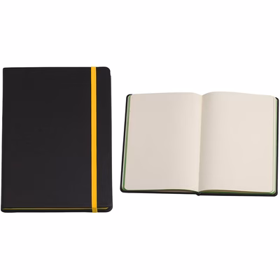 Immagine di Block notes Laser PU formato A5 giallo 50+
