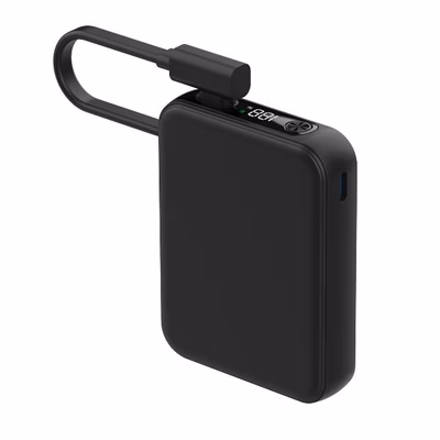 Immagine di Power bank CELLY PBCABLE5000SL - 20W Powerbank 5000 mAh with cable PBCABLE5000SL