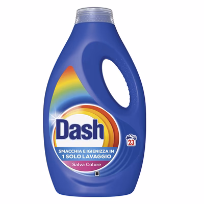 Immagine di Detersivo bucato DASH LIQUIDO Salva Colore 23 lavaggi 1035 ml