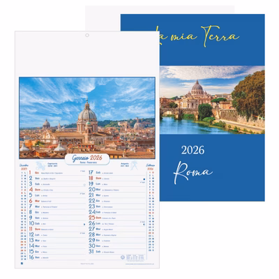 Immagine di Calendario muro 31x53 Roma 100+