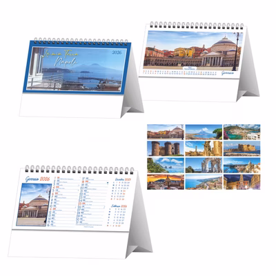 Immagine di Calendario da tavolo 19x14,5 Napoli 100+