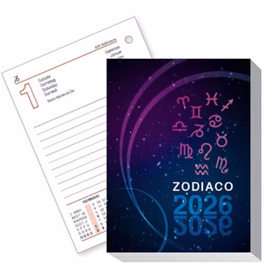 Immagine di Blocco calendario ZODIACO da tavolo