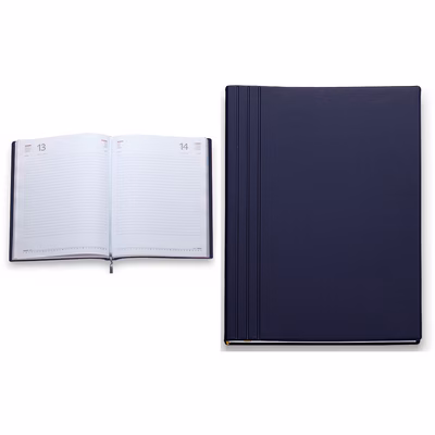 Immagine di Agenda Flexy Tam gommato giornaliera 17x24 blu navy 40+