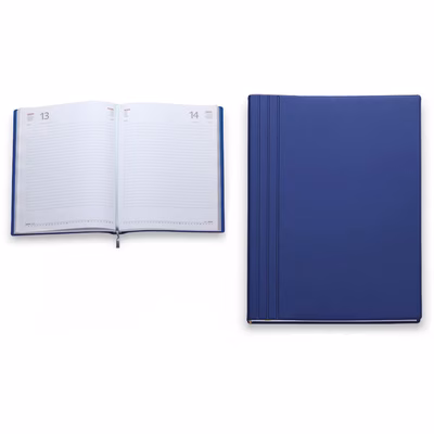 Immagine di Agenda Flexy Tam gommato giornaliera 17x24 blu royal 40+