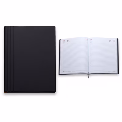 Immagine di Agenda Flexy Tam gommato giornaliera 17x24 nero 40+