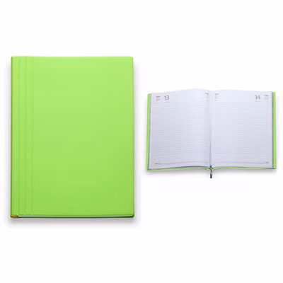 Immagine di Agenda Flexy Tam gommato giornaliera 17x24 verde lime 40+