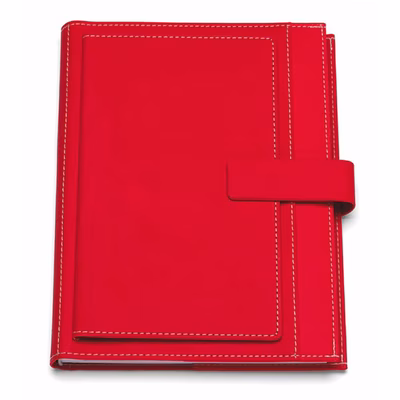 Immagine di Agenda portafoglio con tasche giornaliera 17x24 rosso 30+