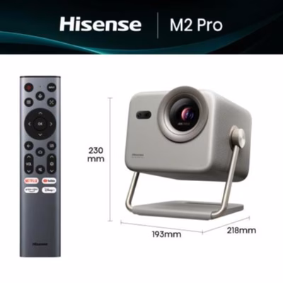 Immagine di Videoproiettore uhd 4K (3840x2160) 1.300 ansi lumen HISENSE LASER TV M2 PRO 65-200" 4K UHD TRIPLO LA