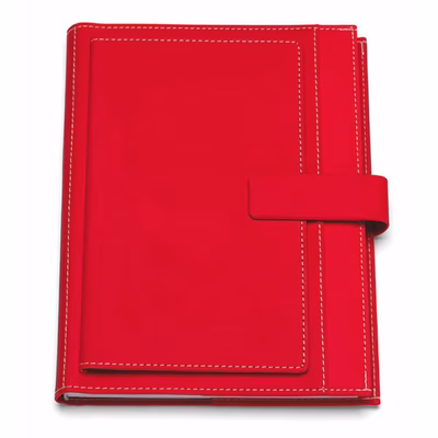 Immagine di Agenda portafoglio con tasche giornaliera 15x21 rosso 30+
