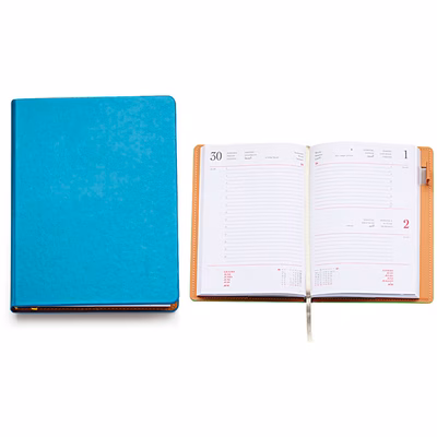 Immagine di Agenda c/inserto penna gior 15x21 turchese 50+