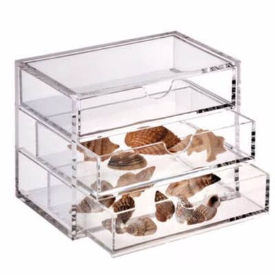 Immagine di Cassettiera da banco TECNOSTYL in plexiglass trasparente