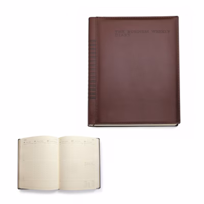 Immagine di Agenda Business Weekly 21x26,5 marrone