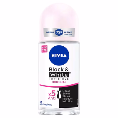 Immagine di Deodorante ROLL-ON NIVEA BLACK&WHITE Original 50 ml