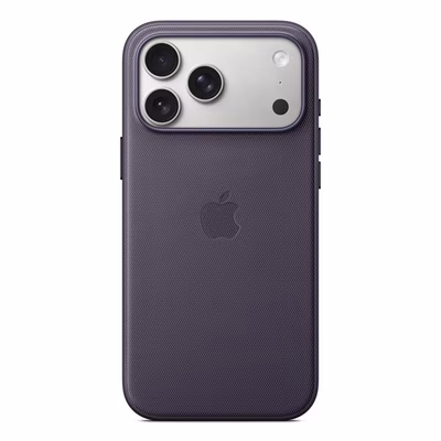 Immagine di Cover MagSafe in tessuto TechWoven colore viola per iPhone 17 Pro Max