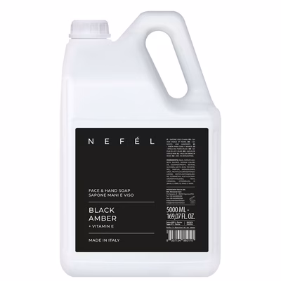 Immagine di Sapone mani e viso NEFÉL Black Amber 5 litri