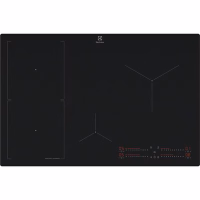Immagine di Piano cottura induzione vetro ceramica Nero ELECTROLUX PIANO IND KIS82453IZ 80 4F 949599424