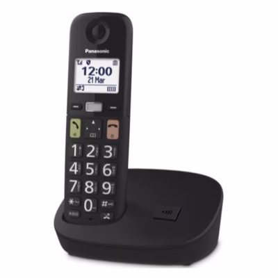 Immagine di Telefono cordless digitale PANASONIC CORDLESS AGGIUNTIVO BLACK KX-TGUA10EXB